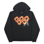 DENIM TEARS X OFFSET Mens Black Pullover Hoodie S Graphic Print Cotton Jersey