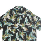 URBAN CLASSICS Mens Black & Multi Floral Shirt 2XL Summer Pattern Cotton Casual