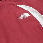 THE NORTH FACE Womens Red & White Outdoor Jacket M Nylon Waterproof Zip
