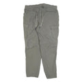 FORCLAZ Mens Grey Cotton Blend Regular Cargo Trousers W38 L30 Utility Casual