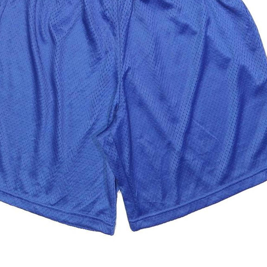 CHAMPION Mens Blue Sports Shorts M W28 Polyester Mesh Comfortable Lightweight