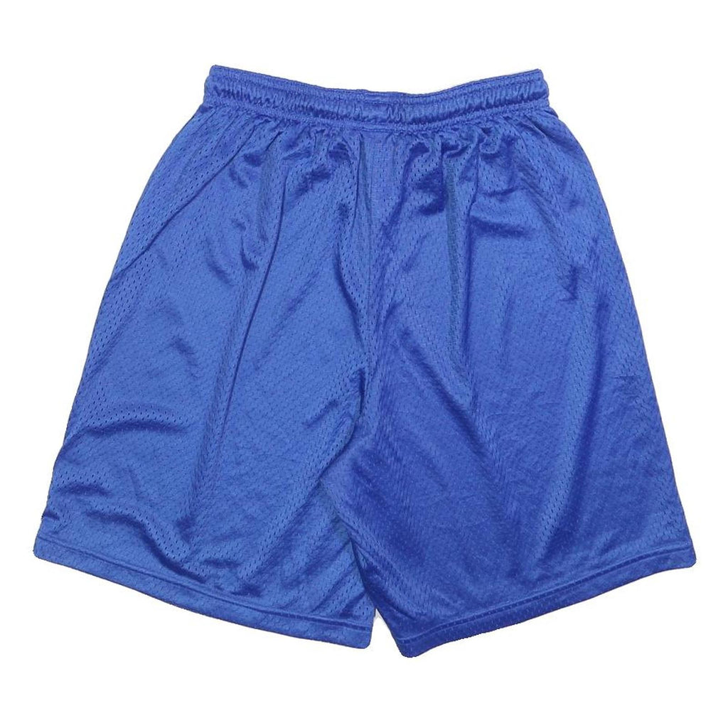 CHAMPION Mens Blue Sports Shorts M W28 Polyester Mesh Comfortable Lightweight