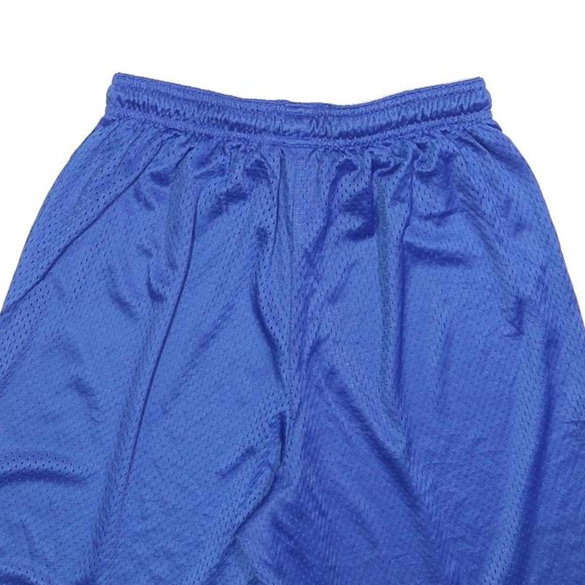 CHAMPION Mens Blue Sports Shorts M W28 Polyester Mesh Comfortable Lightweight