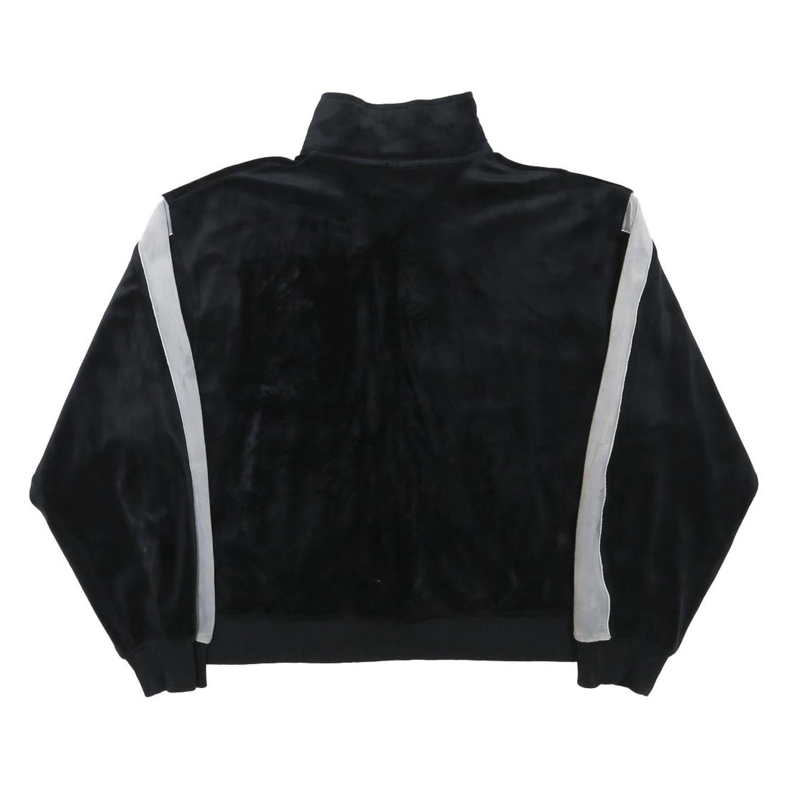 AIR JORDAN Womens Black & Grey Casual Jacket XS Polyester Blend Plain Zip Up