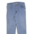 WRANGLER Mens Regular Fit Blue Denim Jeans Cotton Blend Zip W34 L30 Classic