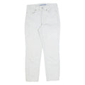 LANDS END Womens Jeans White Regular Skinny W28 L26