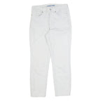 LANDS END Womens Jeans White Regular Skinny W28 L26