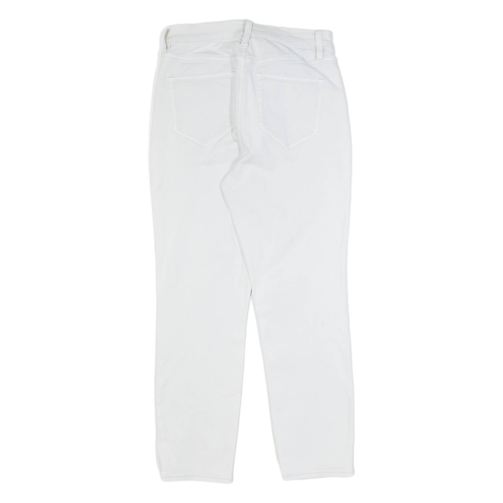 LANDS END Womens Jeans White Regular Skinny W28 L26