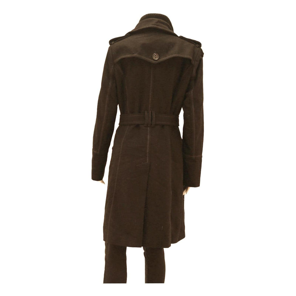 MYSTIC Womens Black Button Jacket M Cotton Blend Classic Stylish Outerwear