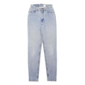 LEVI'S Womens Jeans Blue Slim Tapered Denim Light W26 L32 Cotton Blend Zip