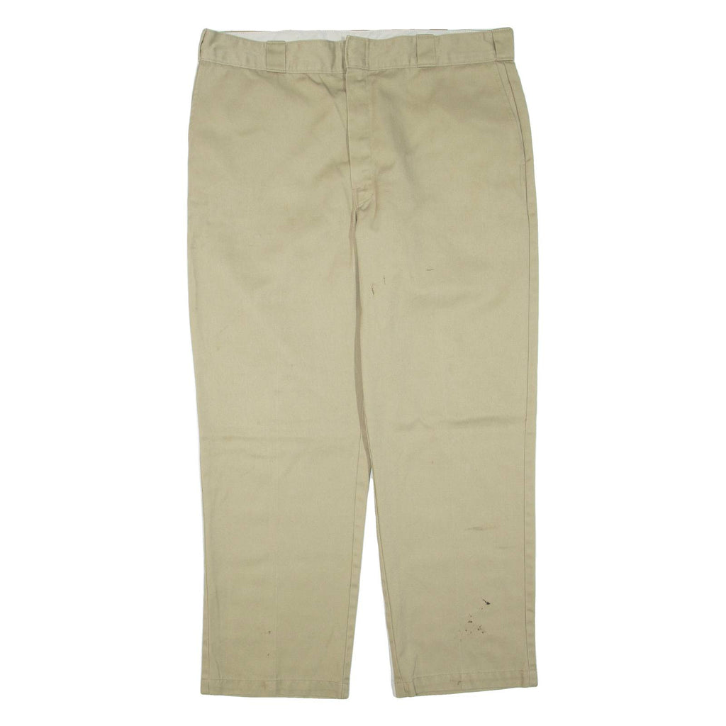DICKIES Mens Trousers Beige Regular Tapered W40 L30
