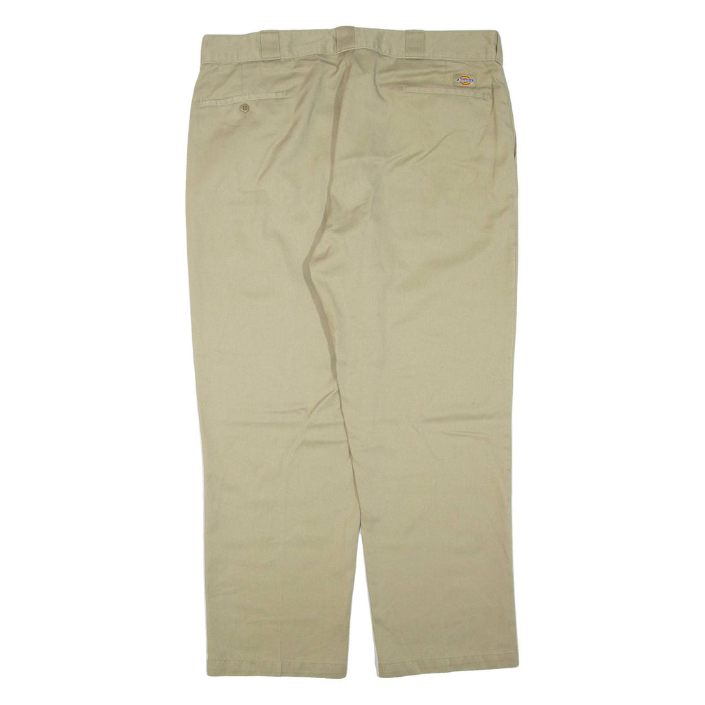 DICKIES Mens Trousers Beige Regular Tapered W40 L30