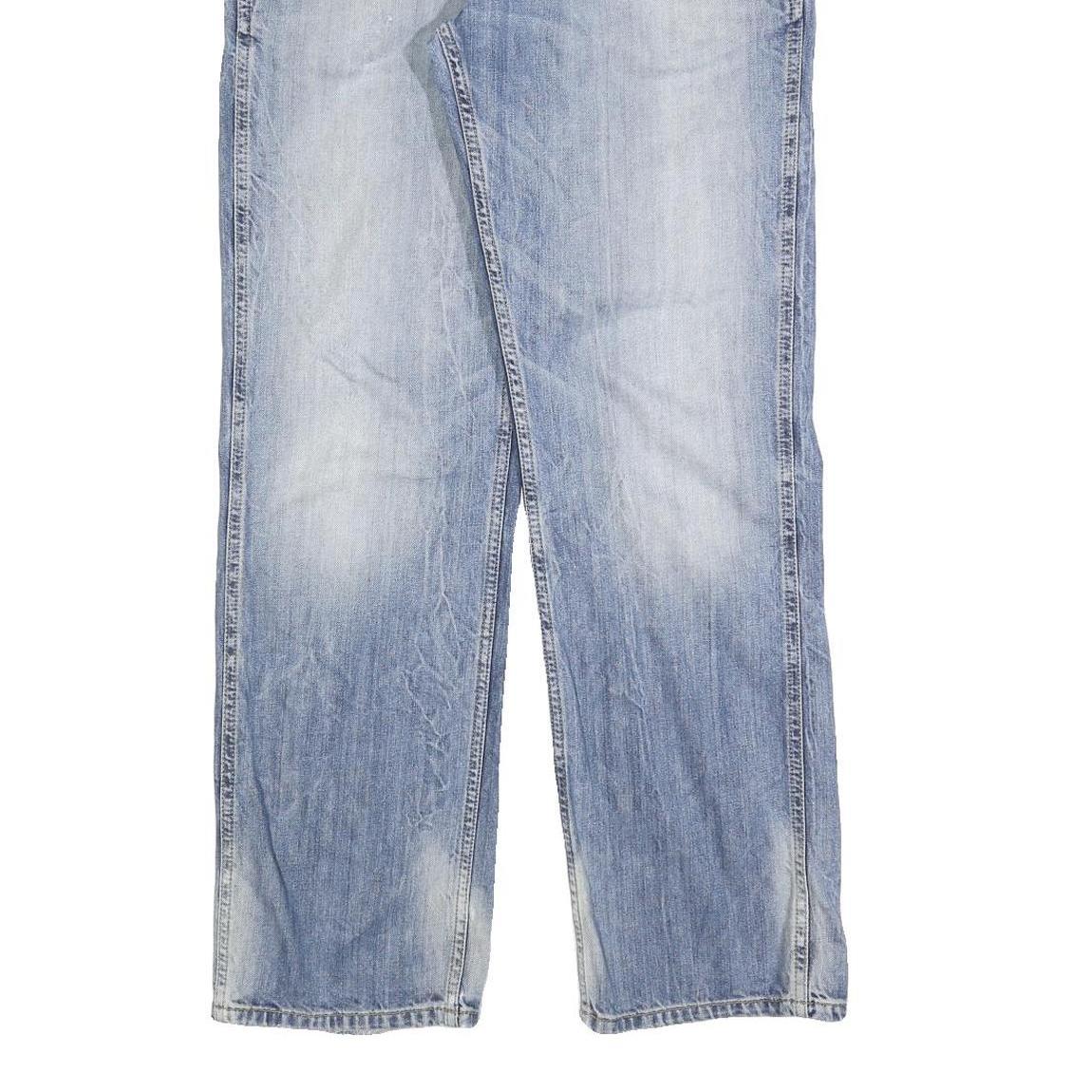 CARHARTT Mens Jeans Blue Regular Straight Denim Light W32 L32 Durable Workwear