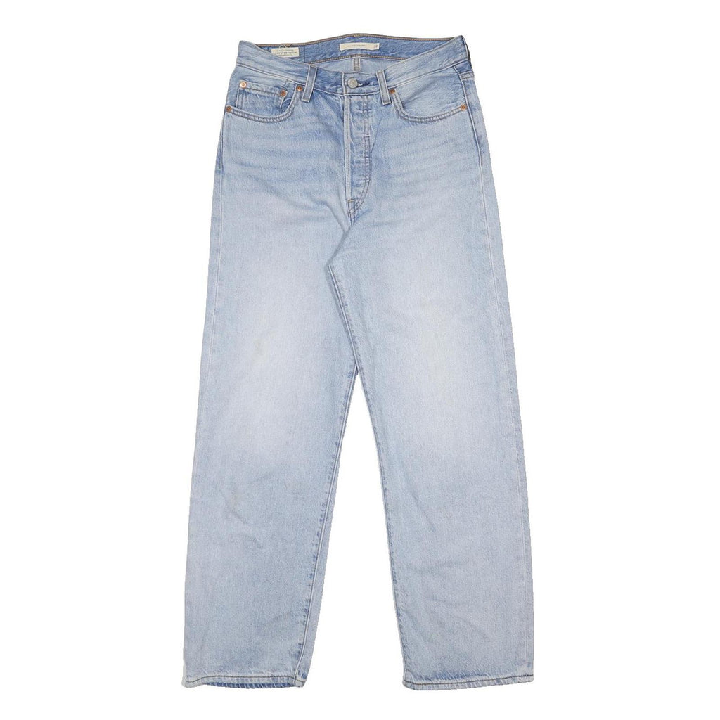 LEVI'S Big E Womens Jeans Blue Relaxed Straight Denim Medium W28 L28 Classic