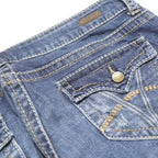 KUT Womens Jeans Blue Regular Bootcut Denim Medium W34 L31 Classic Fit Stylish