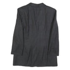 NEW PENNY Womens Grey Button Wool Jacket S Woven Classic Tailored