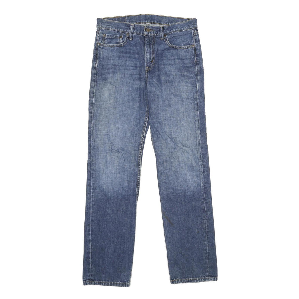LEVI'S Mens Blue Regular Fit Straight Denim Rinse W30 L32 Classic Jeans