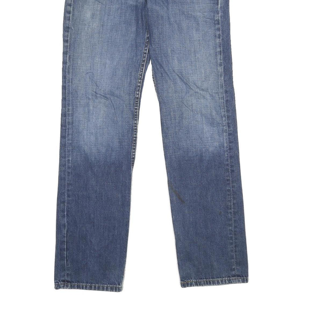 LEVI'S Mens Blue Regular Fit Straight Denim Rinse W30 L32 Classic Jeans