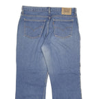 LEVI'S 602 Womens Jeans Blue Regular Straight Denim Medium W38 L30 Embroidered