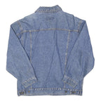NEVADA Mens Blue Denim Jacket L Cotton Classic Button Closure Casual Outerwear