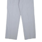 CREATION EXCLUSIVE Mens Cotton Blend Light Grey Regular Fit Straight Leg
