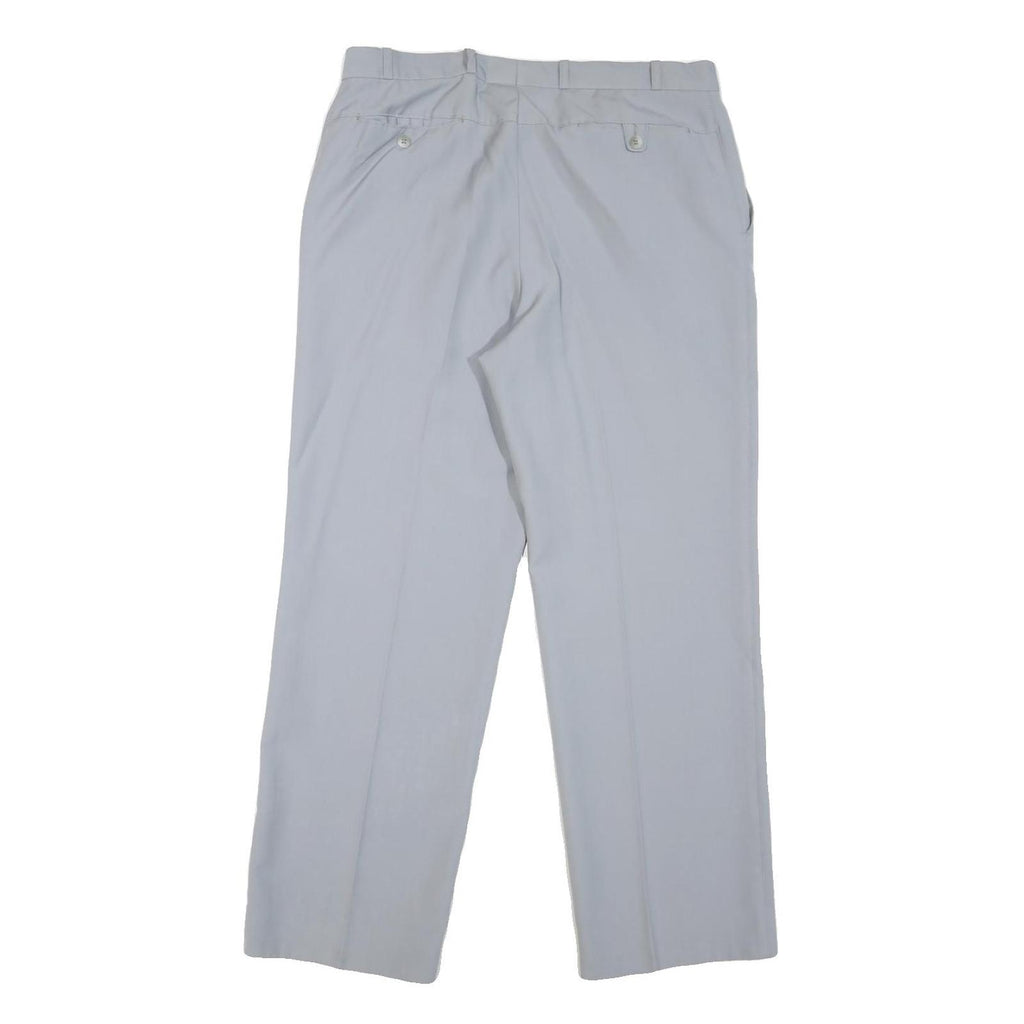 CREATION EXCLUSIVE Mens Cotton Blend Light Grey Regular Fit Straight Leg