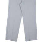 CREATION EXCLUSIVE Mens Cotton Blend Light Grey Regular Fit Straight Leg