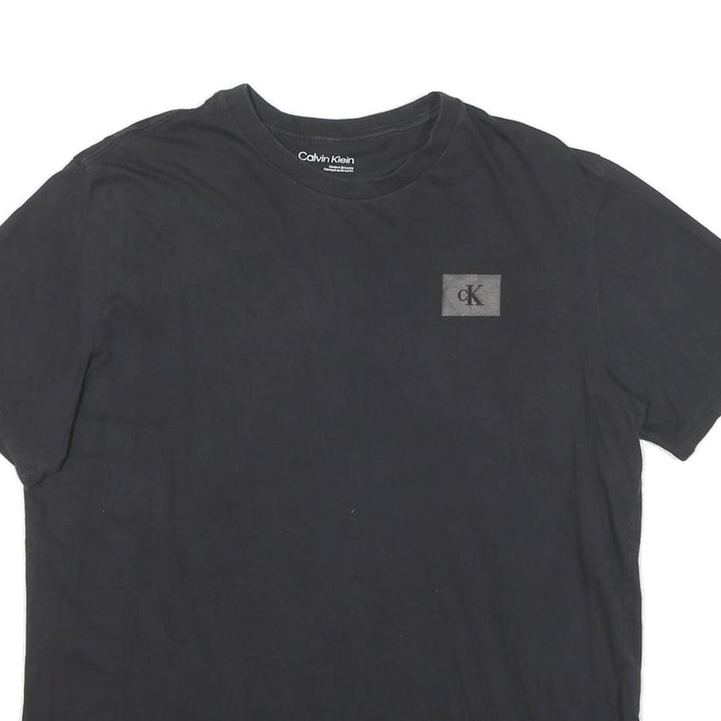 CALVIN KLEIN JEANS Mens Black M Short Sleeve Crew Neck Graphic T-Shirt
