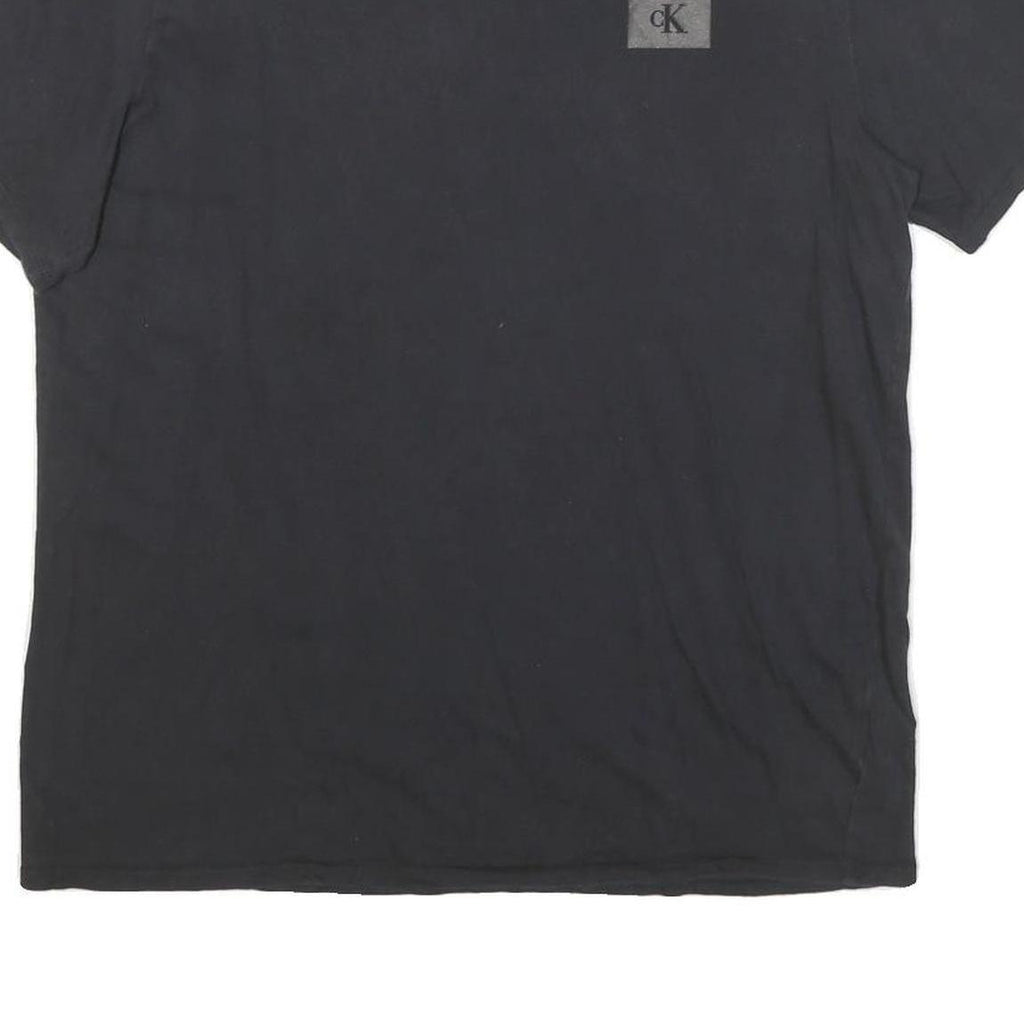 CALVIN KLEIN JEANS Mens Black M Short Sleeve Crew Neck Graphic T-Shirt