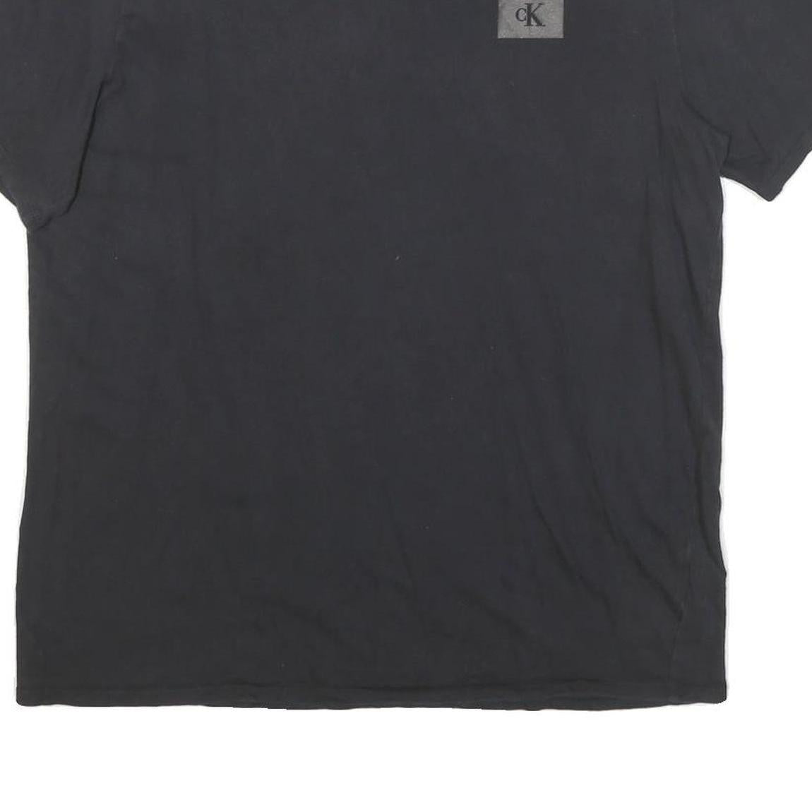 CALVIN KLEIN JEANS Mens Black M Short Sleeve Crew Neck Graphic T-Shirt