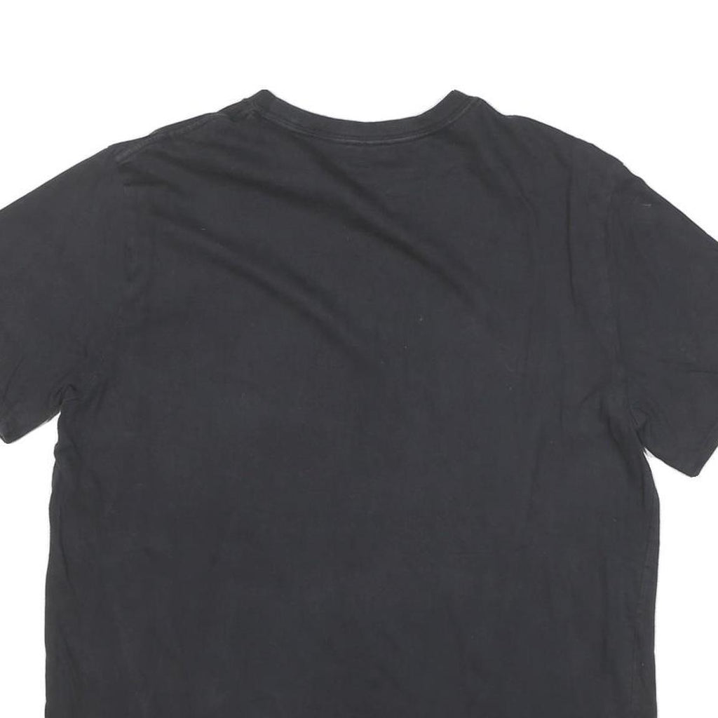 CALVIN KLEIN JEANS Mens Black M Short Sleeve Crew Neck Graphic T-Shirt