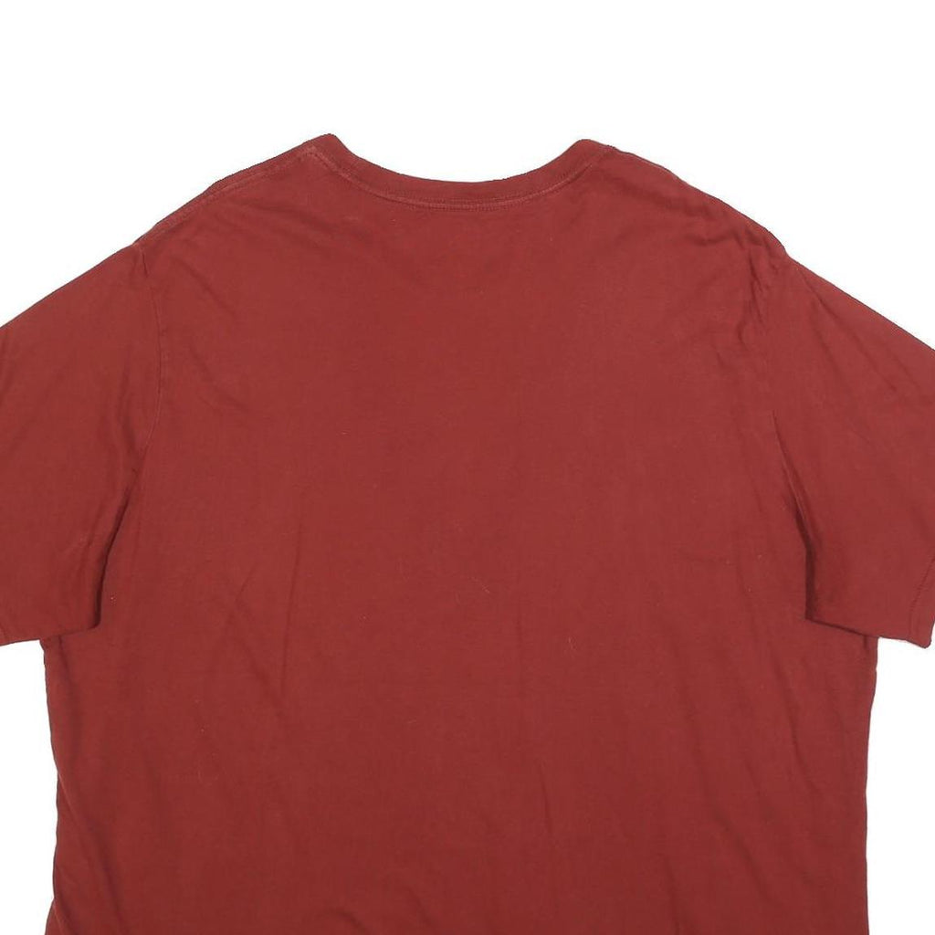 LEVI'S Mens Red Crew Neck 2XL Short Sleeve Cotton Blend T-Shirt Casual