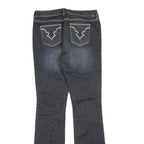 BUFFALO Womens Jeans Blue Slim Straight Denim Medium W30 L34 Stylish Stitching