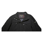WOOLRICH Womens Black Jacket L Nylon Plain Zip Casual Smart Lightweight