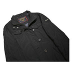 WOOLRICH Womens Black Jacket L Nylon Plain Zip Casual Smart Lightweight