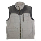 CICERONE Mens Gilet Grey Colourblock L