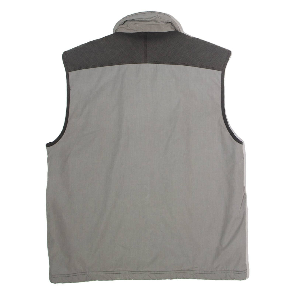 CICERONE Mens Gilet Grey Colourblock L