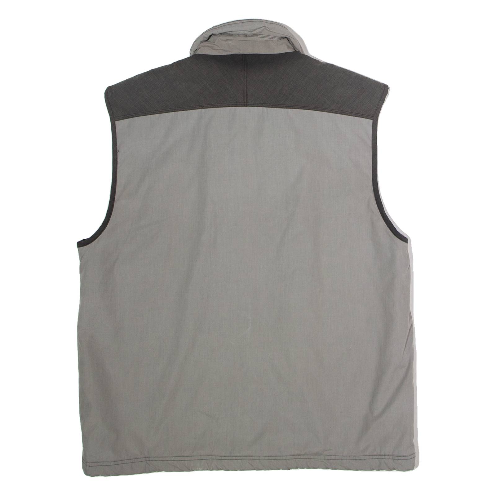 CICERONE Mens Gilet Grey Colourblock L