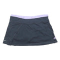 ADIDAS Womens Black & Lilac Athletic Mini Skort Polyester Blend L Sportswear