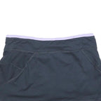 ADIDAS Womens Black & Lilac Athletic Mini Skort Polyester Blend L Sportswear