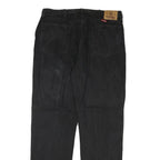 WRANGLER Mens Jeans Black Regular Straight Denim W38 L33 Zip Closure