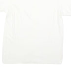 CALVIN KLEIN Mens White Plain T-Shirt M Short Sleeve Crew Neck Minimal Logo