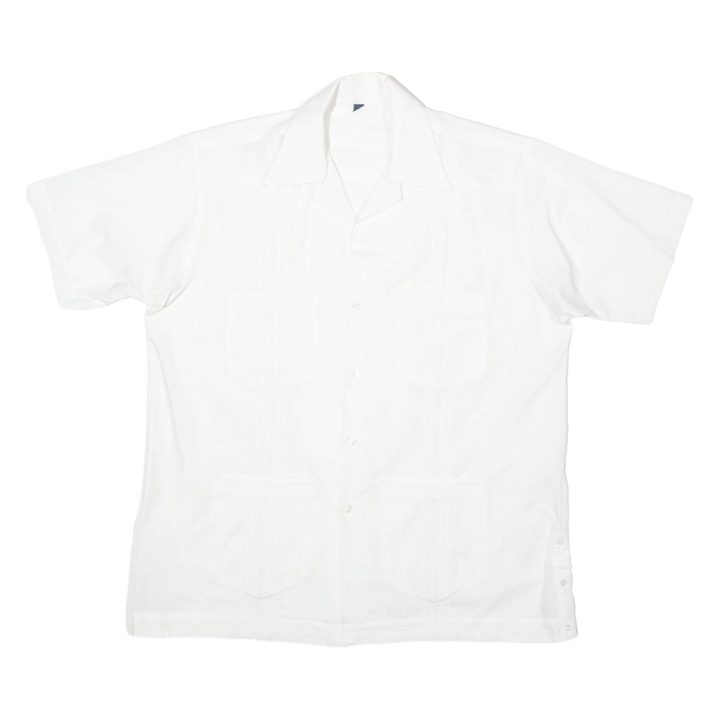 Mens Plain Shirt White M