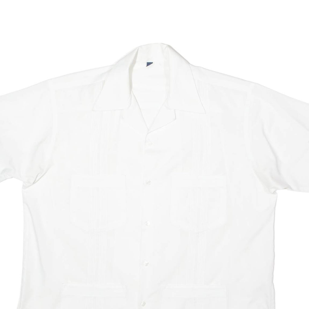Mens Plain Shirt White M