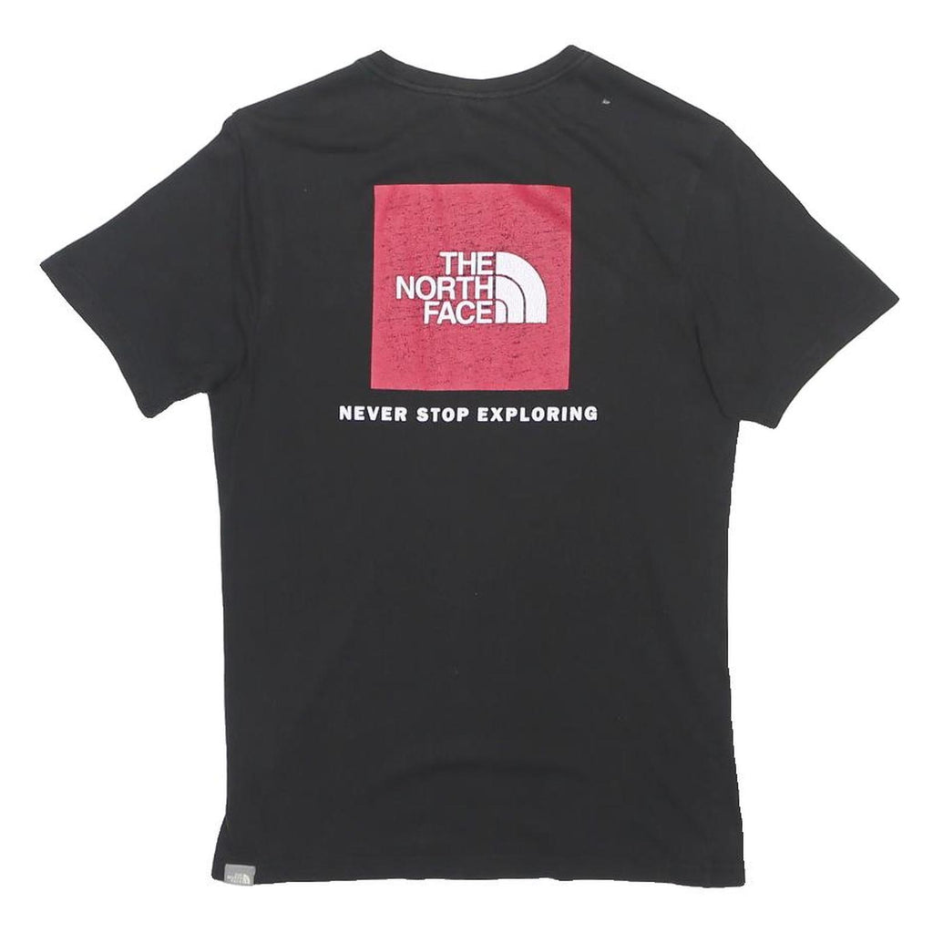 THE NORTH FACE Mens Black XS Graphic T-Shirt Short Sleeve Crew Neck Adventure