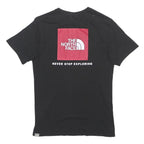 THE NORTH FACE Mens Black XS Graphic T-Shirt Short Sleeve Crew Neck Adventure