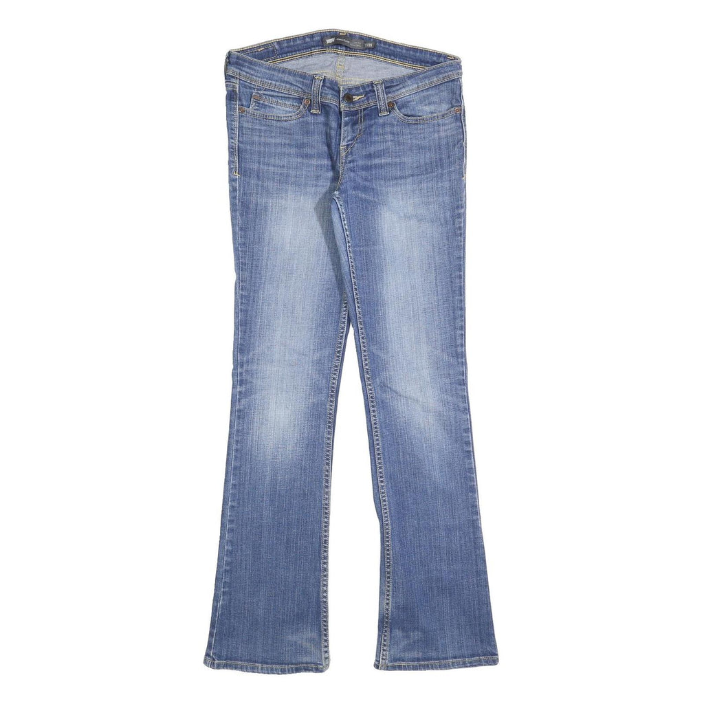 LEVI'S Womens Slim Blue Jeans Denim Light W28 L32 Stylish Casual Zip