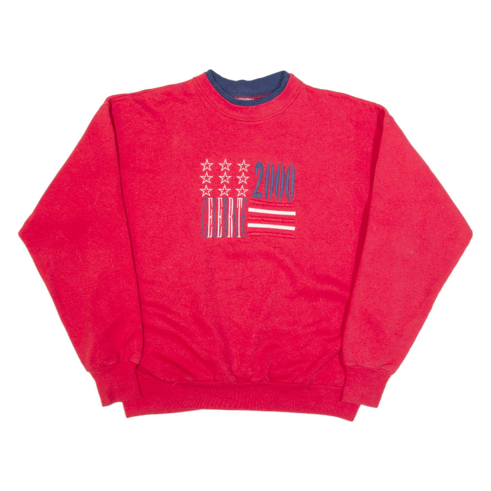 MC SPORTSWEAR 2000 Celebrate Mens Sweatshirt Red M