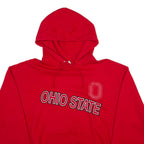 JERZEES Ohio State Mens Red Hoodie USA L