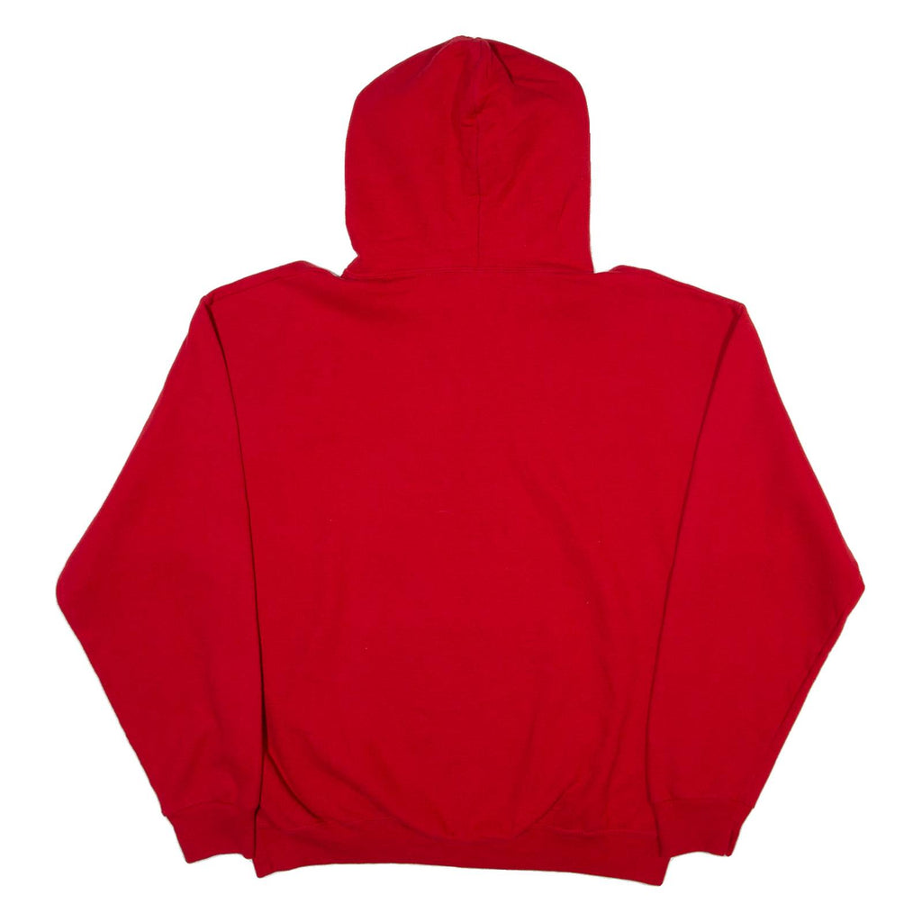 JERZEES Ohio State Mens Red Hoodie USA L